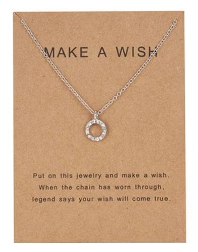 Circle Pendant Elegant Necklace