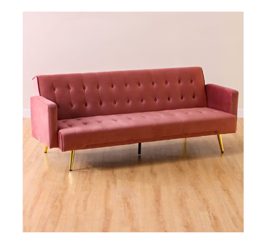 Claude 3 Seat Fabric Sleeping Sofabed Convertible Sofa Cum Bed